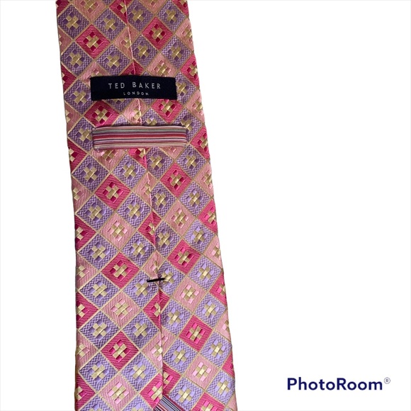 Ted Baker London Men's 100% Silk Tie - Picture 3 of 6